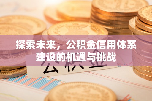 三星探索未来，公积金信用体系建设的机遇与挑战